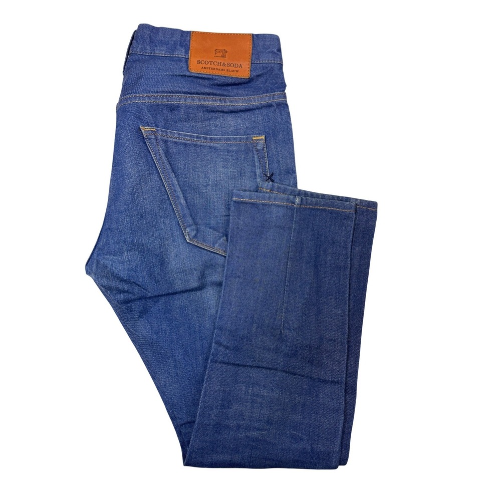 Scotch & Soda Amsterdams Blauw Phaidon Slim Jeans Blue Men‎ 29x32 (Alt 26.5)